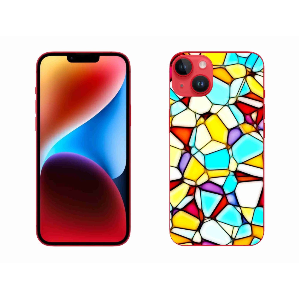 Gelový kryt mmCase na iPhone 14 Plus - abstraktní motiv 40