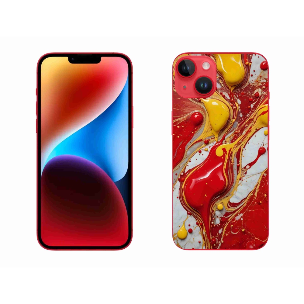 Gelový kryt mmCase na iPhone 14 Plus - abstraktní motiv 42