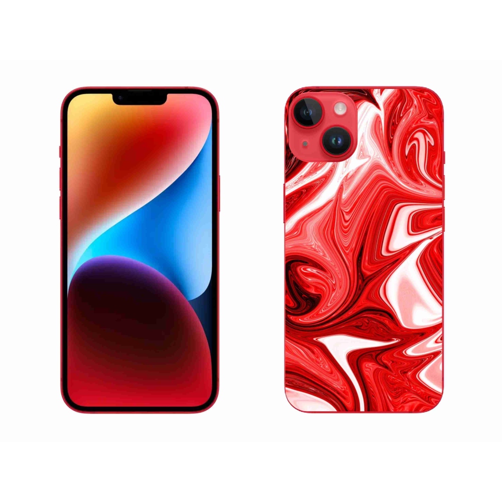 Gelový kryt mmCase na iPhone 14 Plus - abstraktní motiv 43