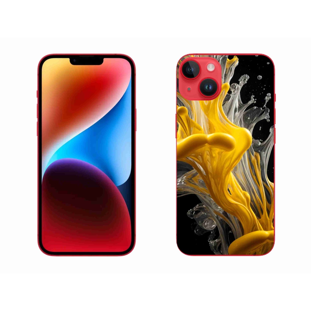 Gelový kryt mmCase na iPhone 14 Plus - abstraktní motiv 48