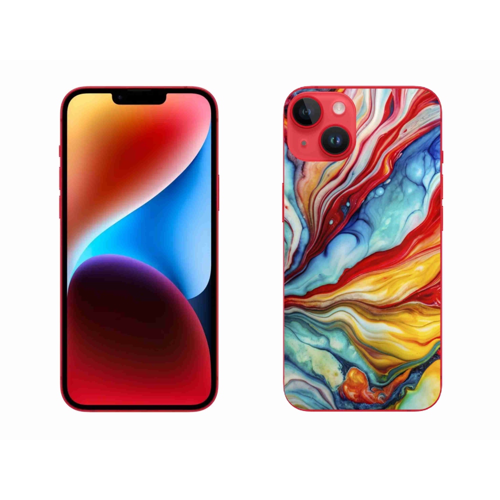 Gelový kryt mmCase na iPhone 14 Plus - abstraktní motiv 58
