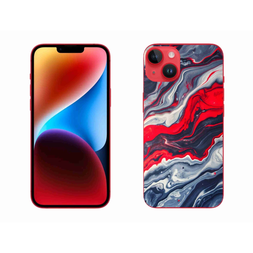 Gelový kryt mmCase na iPhone 14 Plus - abstraktní motiv 59