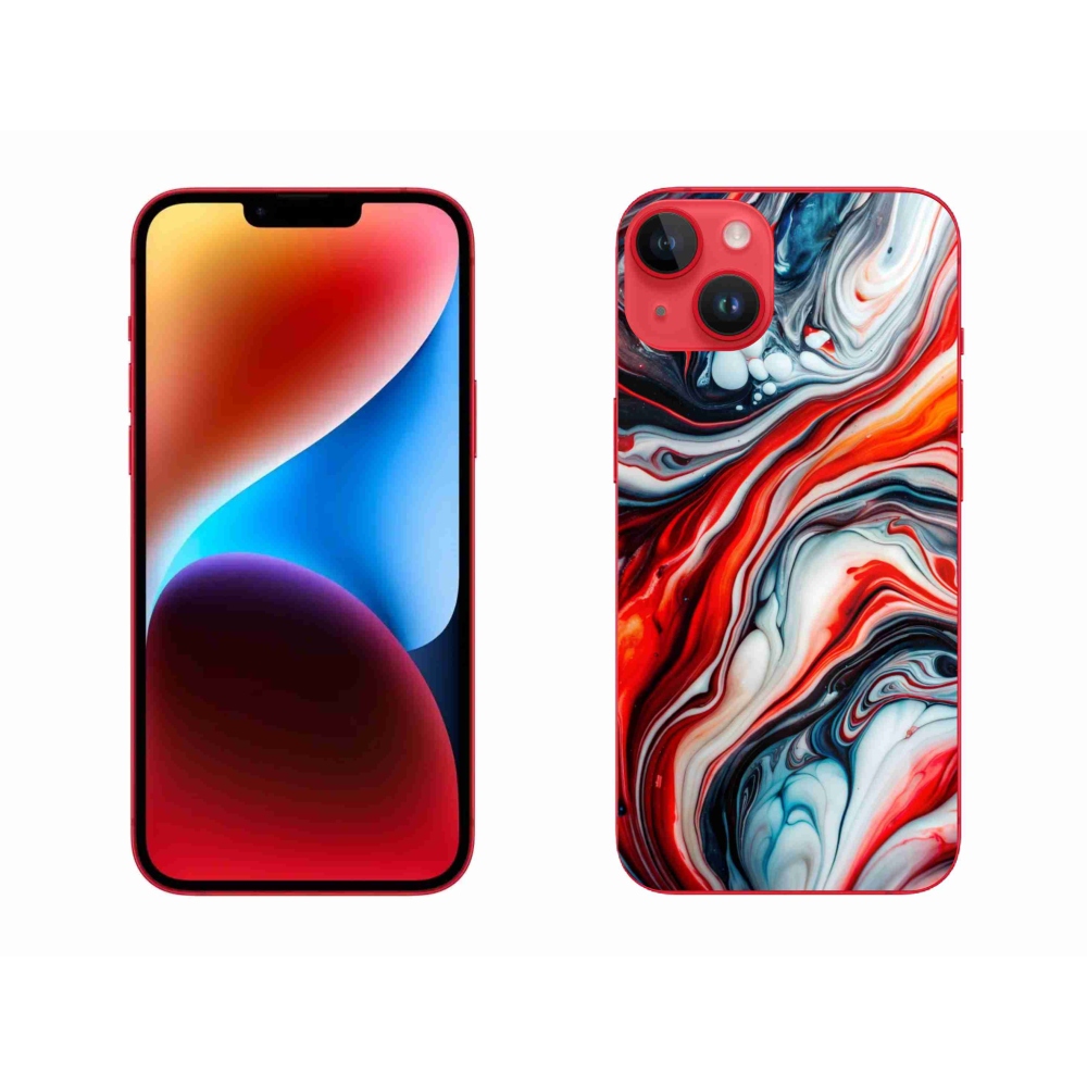 Gelový kryt mmCase na iPhone 14 Plus - abstraktní motiv 63