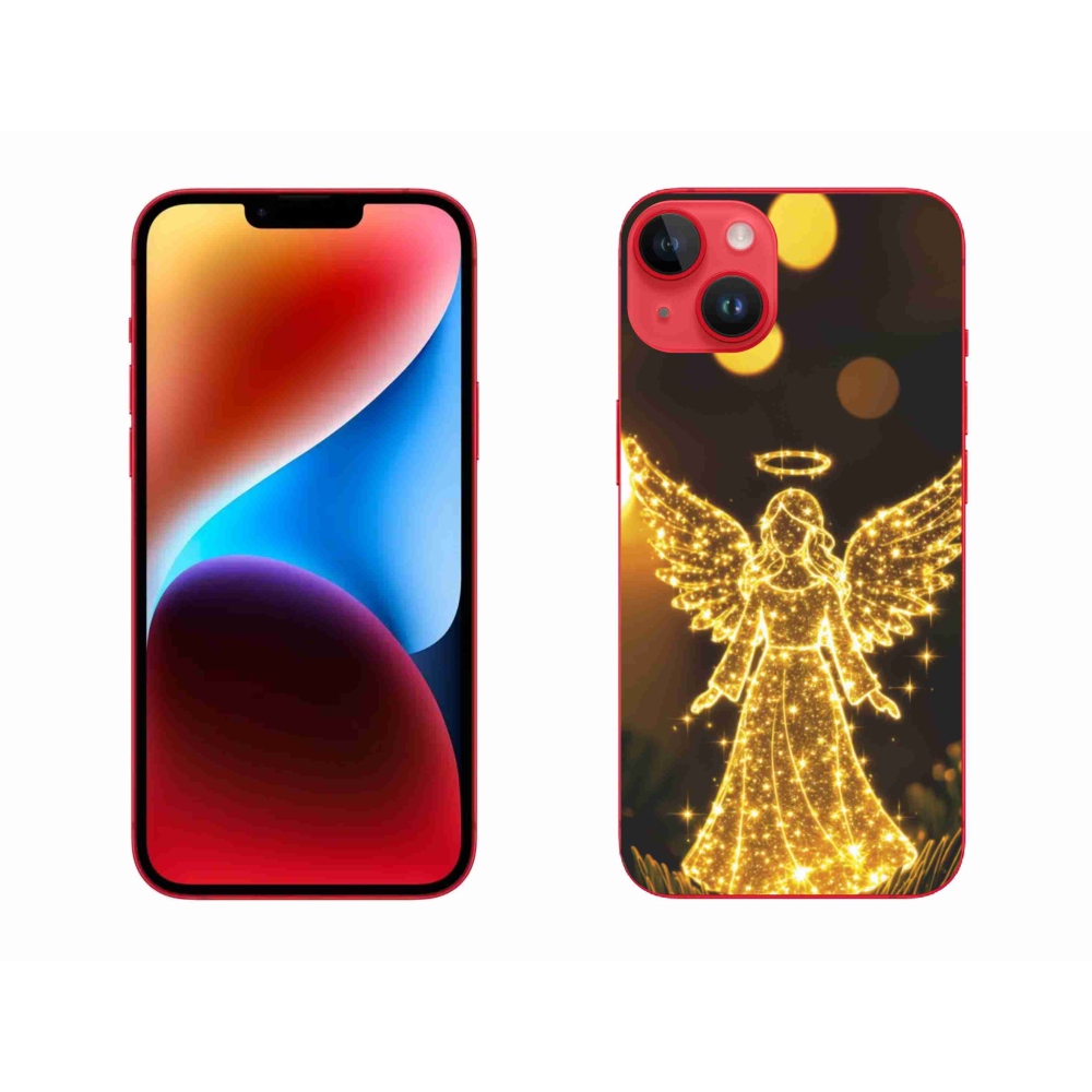 Gelový kryt mmCase na iPhone 14 Plus - anděl