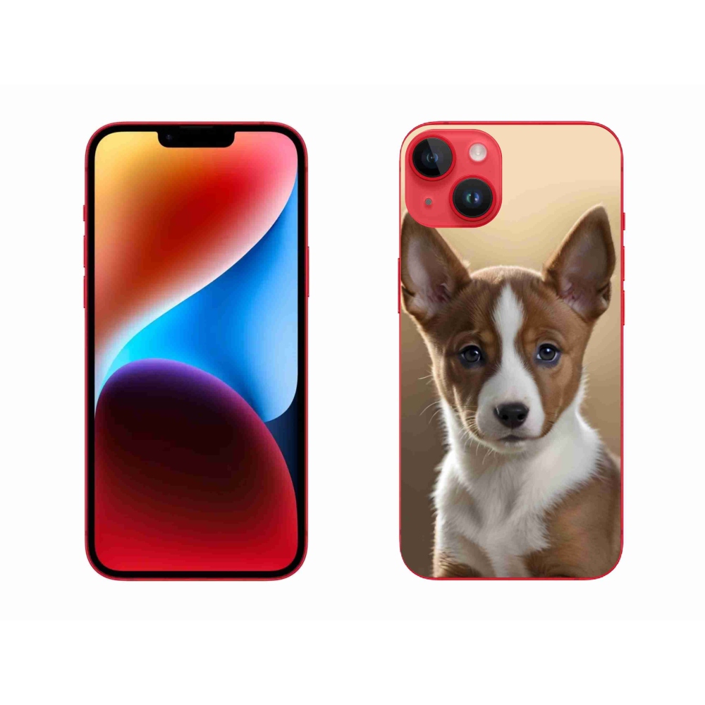 Gelový kryt mmCase na iPhone 14 Plus - basenji