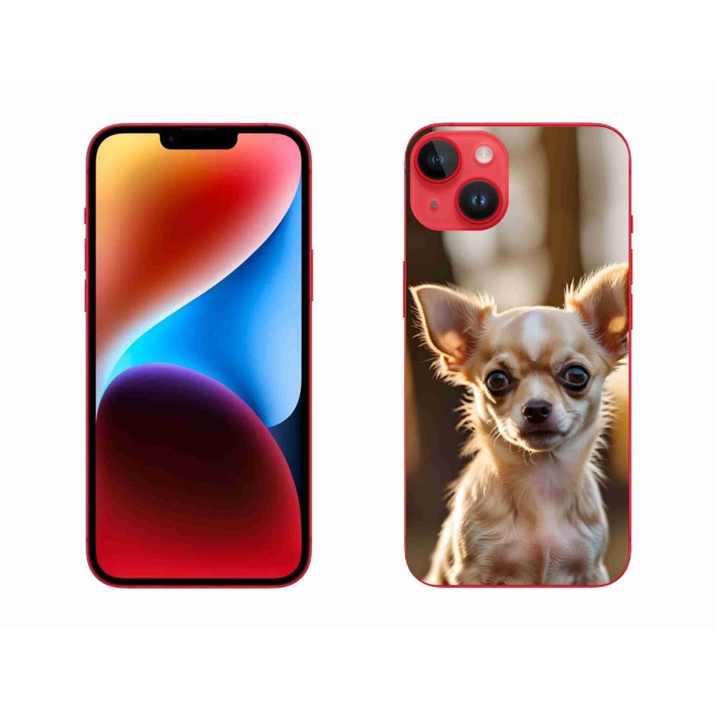 Gelový kryt mmCase na iPhone 14 Plus - čivava 6