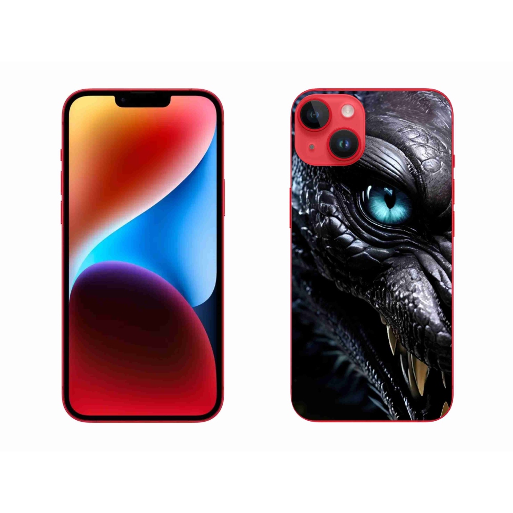 Gelový kryt mmCase na iPhone 14 Plus - dračí pohled