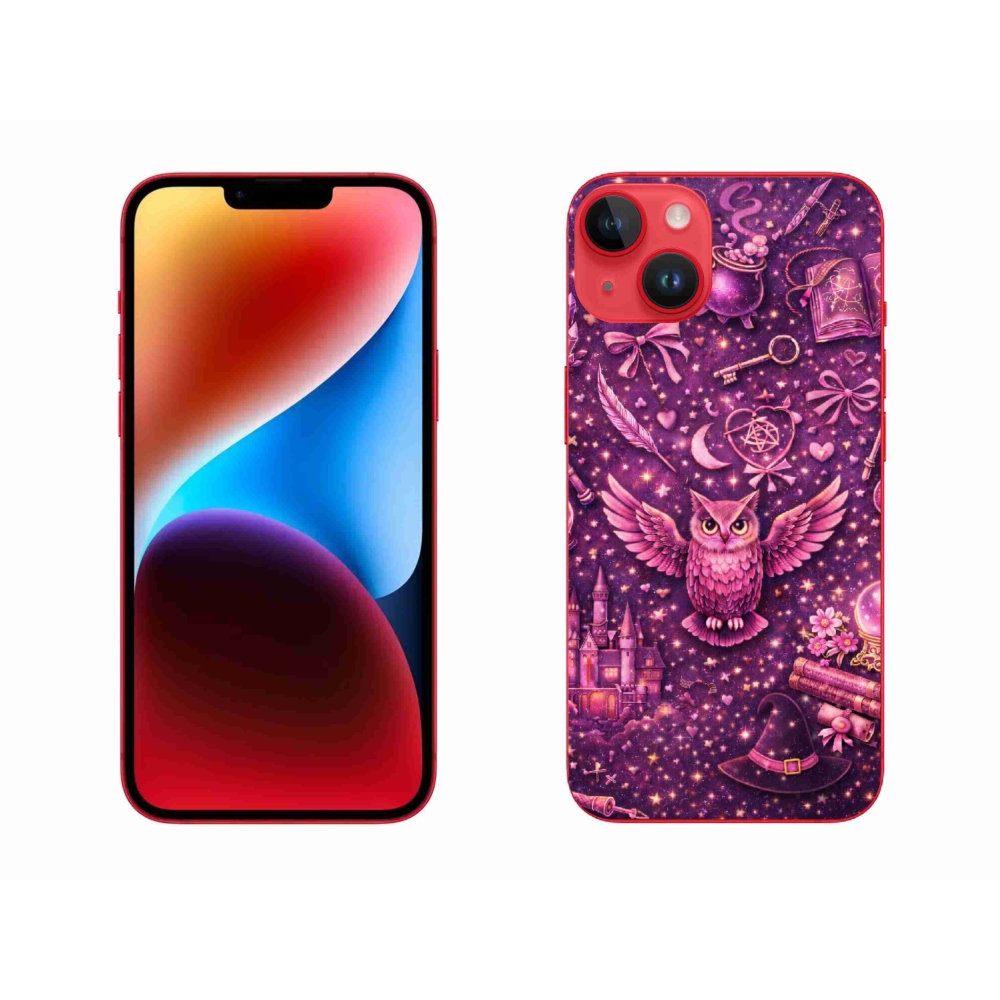 Gelový kryt mmCase na iPhone 14 Plus - magický svět