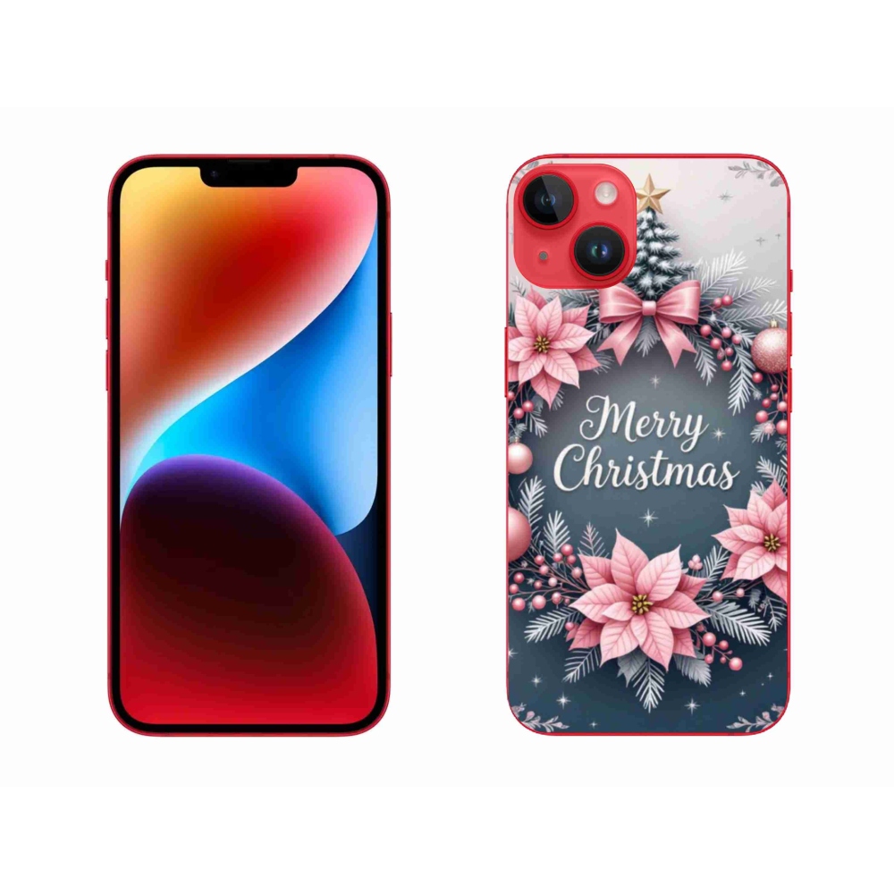 Gelový kryt mmCase na iPhone 14 Plus - merry christmas