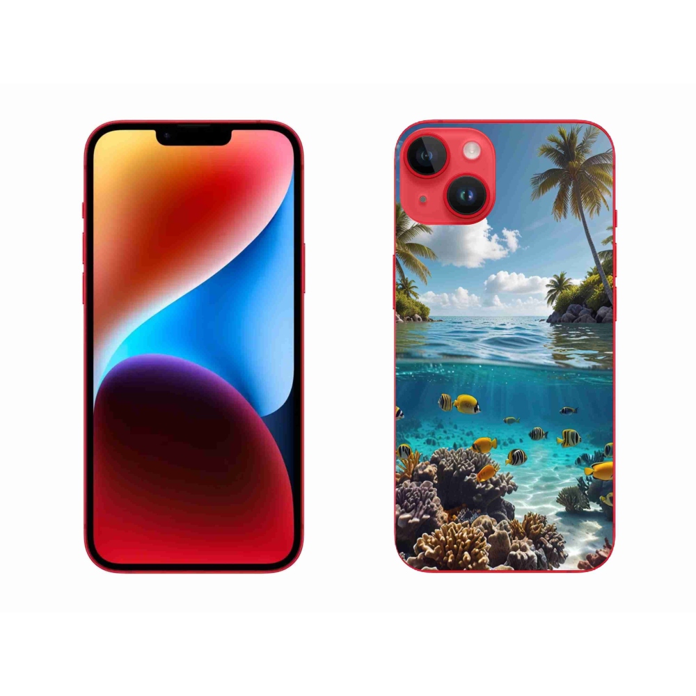 Gelový kryt mmCase na iPhone 14 Plus - mořský svět 4