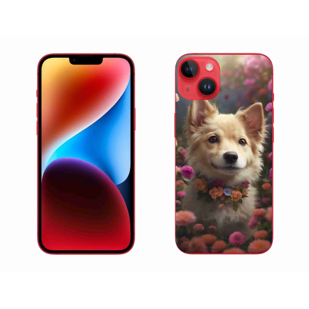 Gelový kryt mmCase na iPhone 14 Plus - německý špic