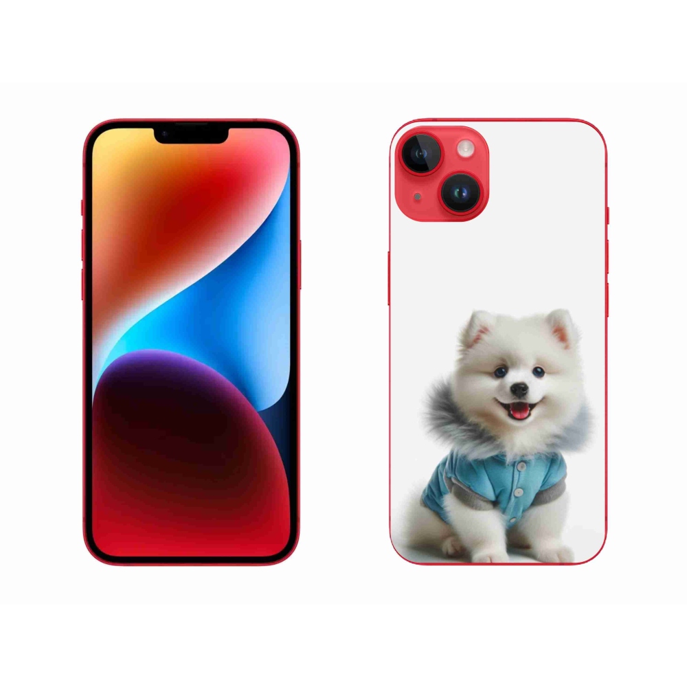 Gelový kryt mmCase na iPhone 14 Plus - pomeranian