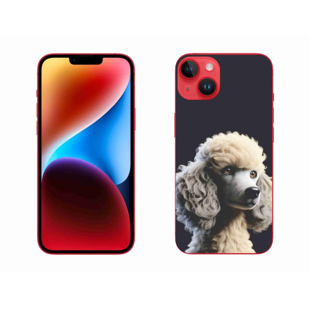 Gelový kryt mmCase na iPhone 14 Plus - pudl