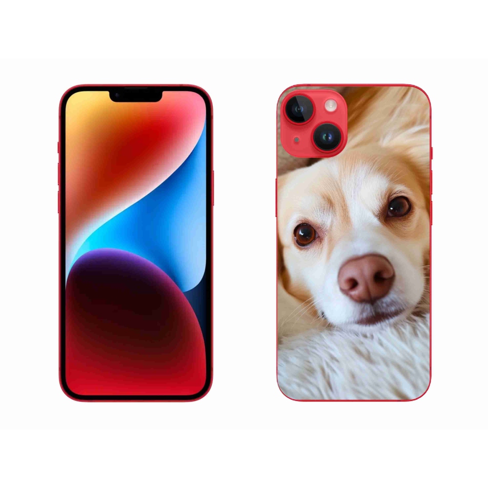 Gelový kryt mmCase na iPhone 14 Plus - Roztomilá čivava