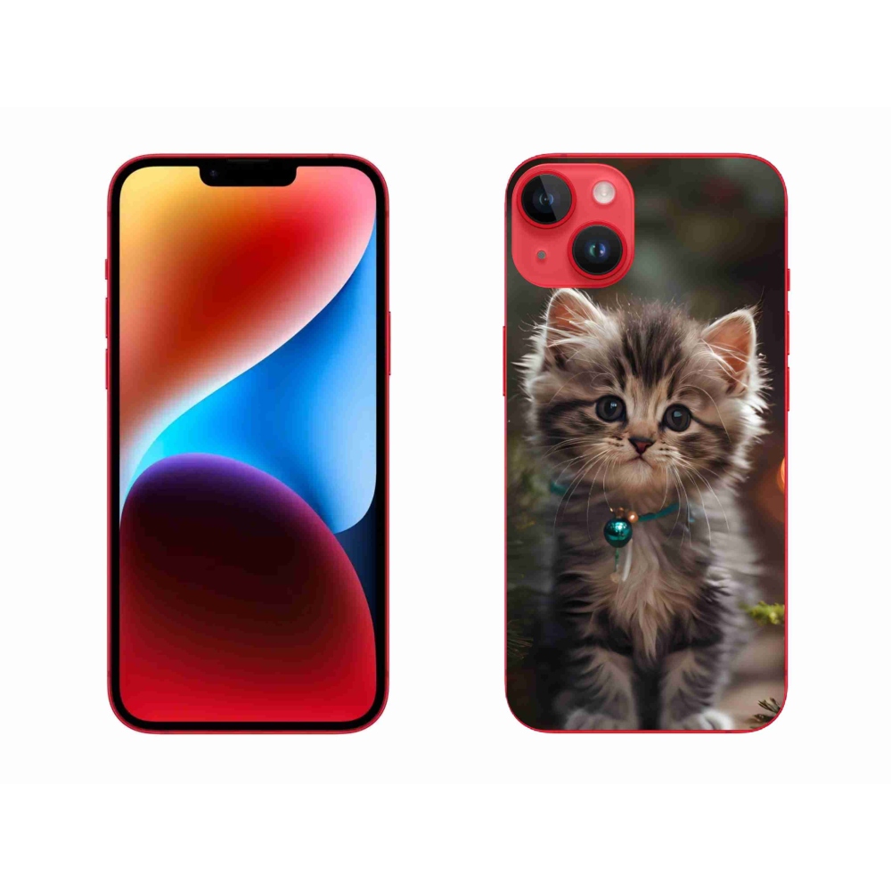 Gelový kryt mmCase na iPhone 14 Plus - roztomilé kotě 11