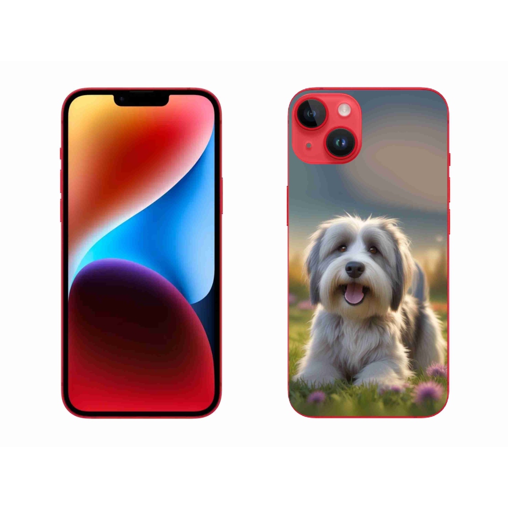 Gelový kryt mmCase na iPhone 14 Plus - roztomilý havanský psík