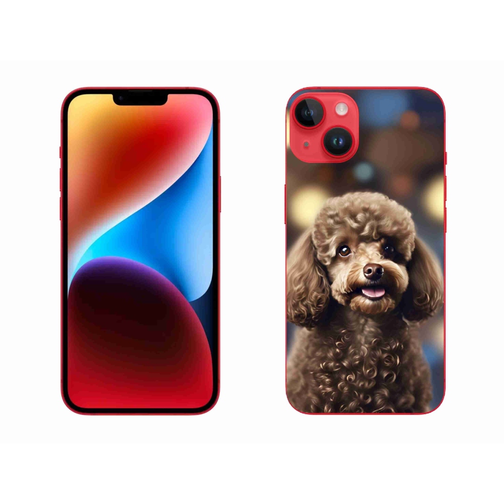 Gelový kryt mmCase na iPhone 14 Plus - roztomilý pudl