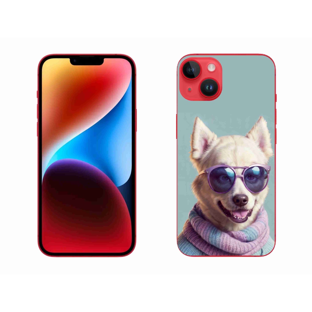 Gelový kryt mmCase na iPhone 14 Plus - stylový německý špic
