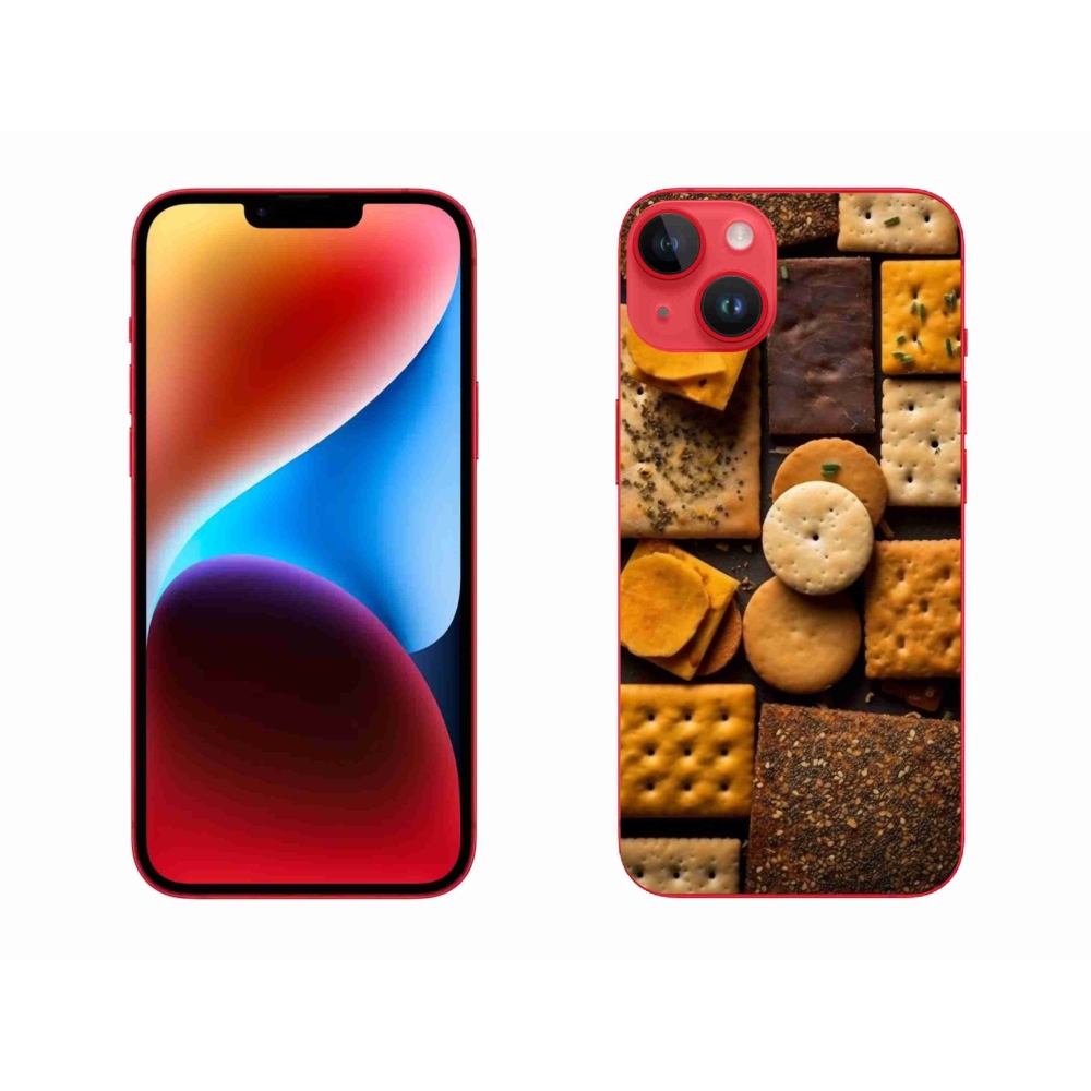 Gelový kryt mmCase na iPhone 14 Plus - sušenky