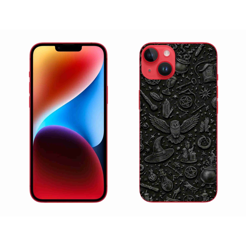 Gelový kryt mmCase na iPhone 14 Plus - tmavý magický svět