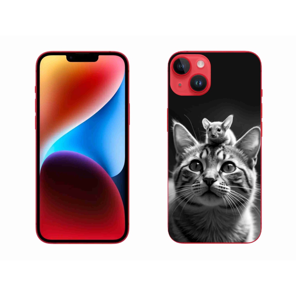 Gelový kryt mmCase na iPhone 14 Plus - zvířecí přátelství 2