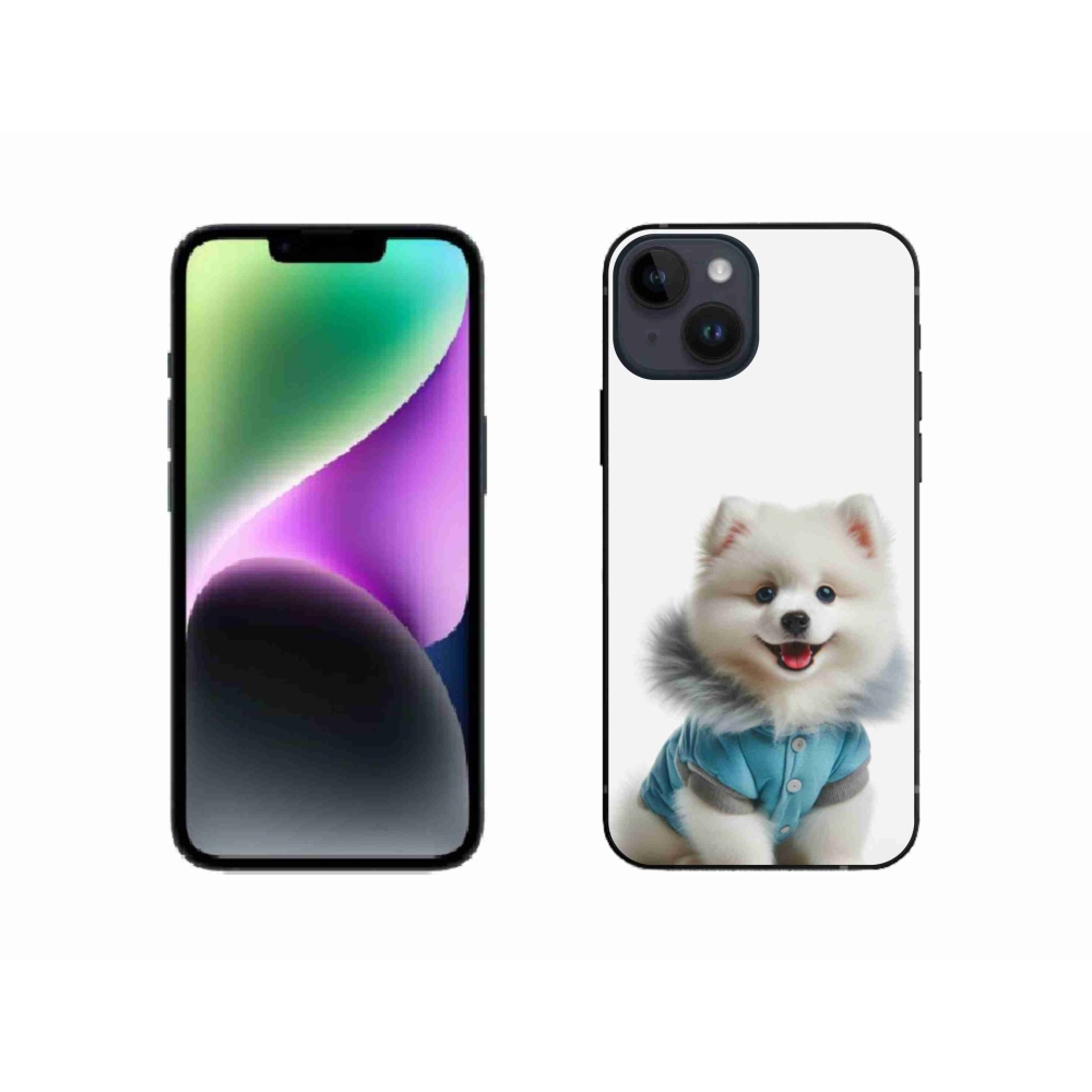 Gelový kryt mmCase na iPhone 14 - pomeranian