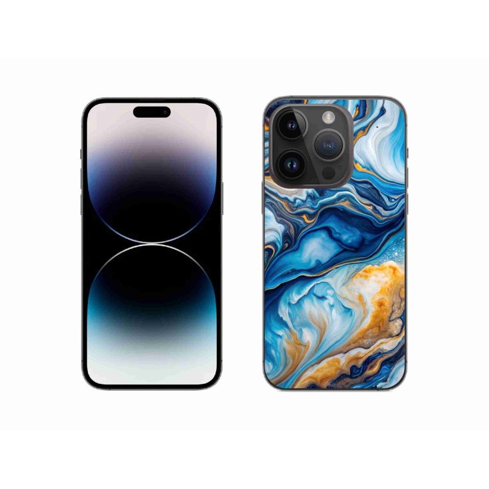 Gelový kryt mmCase na iPhone 14 Pro - abstraktní motiv 34