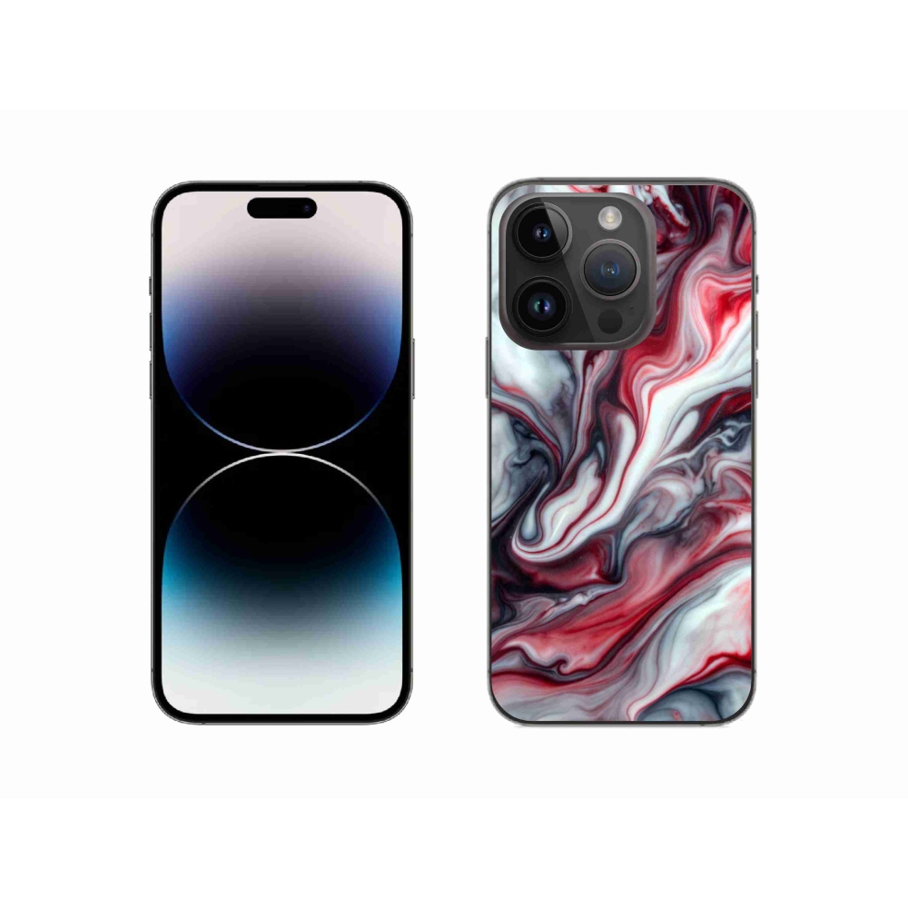 Gelový kryt mmCase na iPhone 14 Pro - abstraktní motiv 37