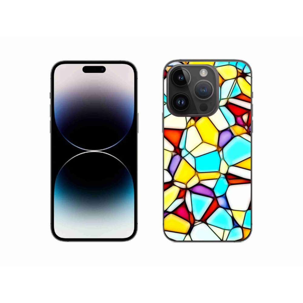 Gelový kryt mmCase na iPhone 14 Pro - abstraktní motiv 40
