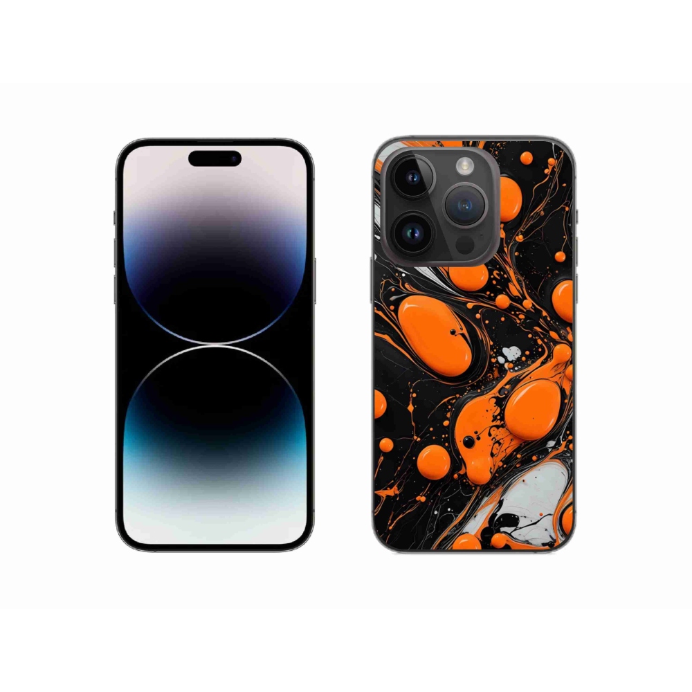 Gelový kryt mmCase na iPhone 14 Pro - abstraktní motiv 41