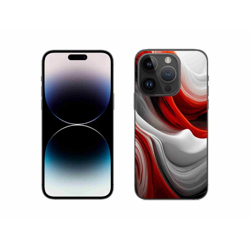 Gelový kryt mmCase na iPhone 14 Pro - abstraktní motiv 47
