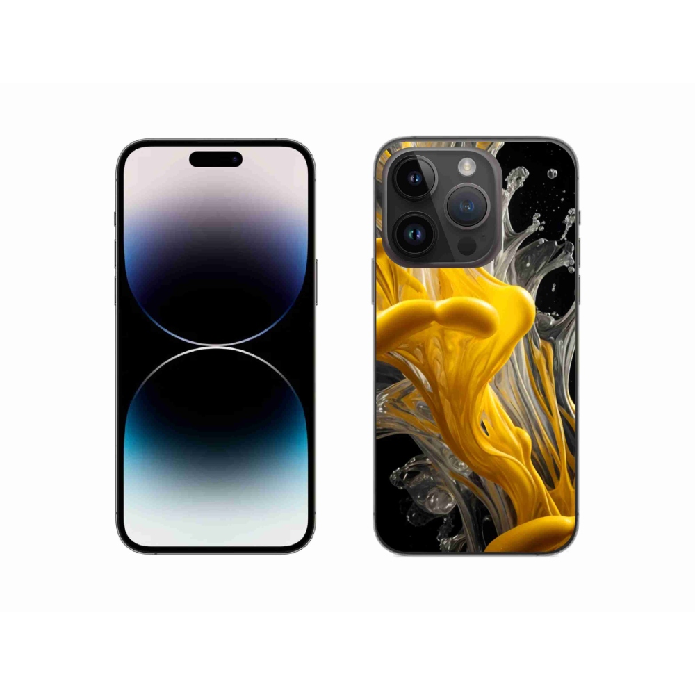 Gelový kryt mmCase na iPhone 14 Pro - abstraktní motiv 48