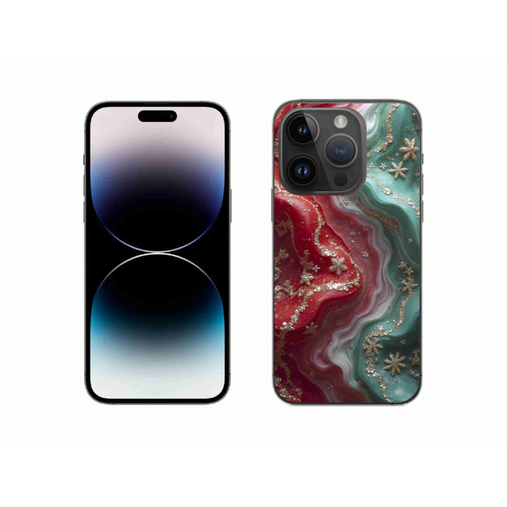 Gelový kryt mmCase na iPhone 14 Pro - abstraktní motiv 54