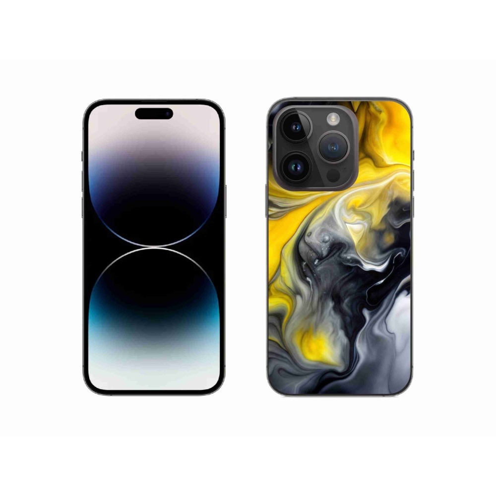 Gelový kryt mmCase na iPhone 14 Pro - abstraktní motiv 60