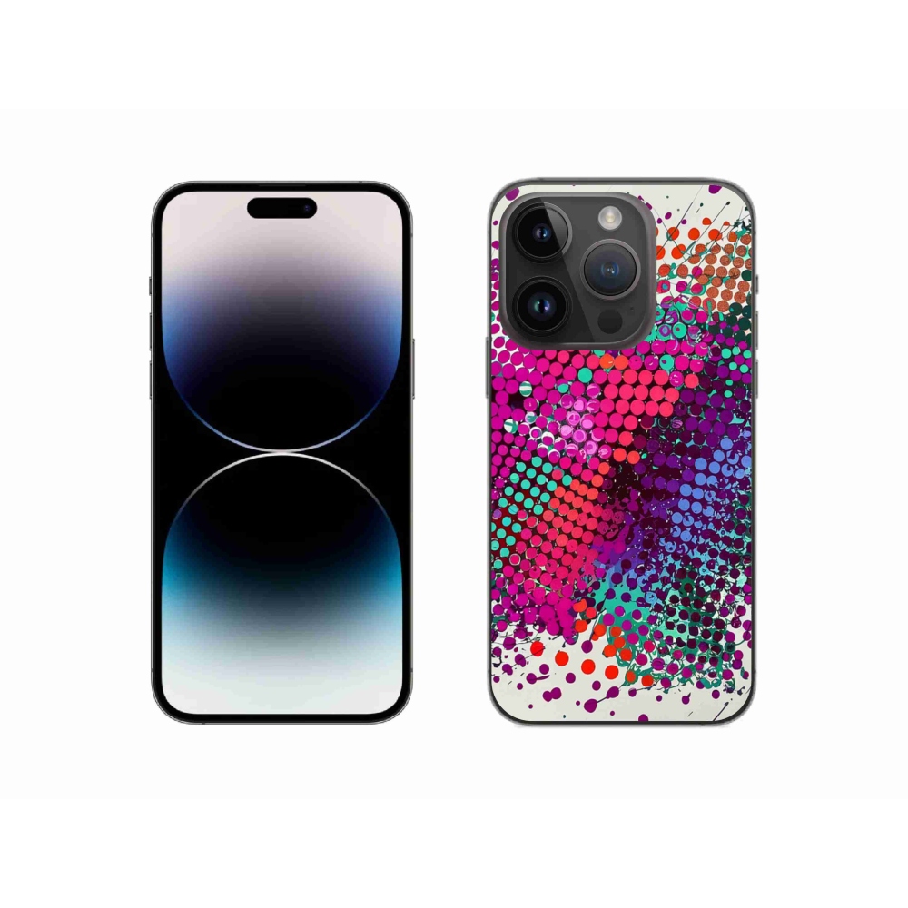 Gelový kryt mmCase na iPhone 14 Pro - abstraktní motiv 65