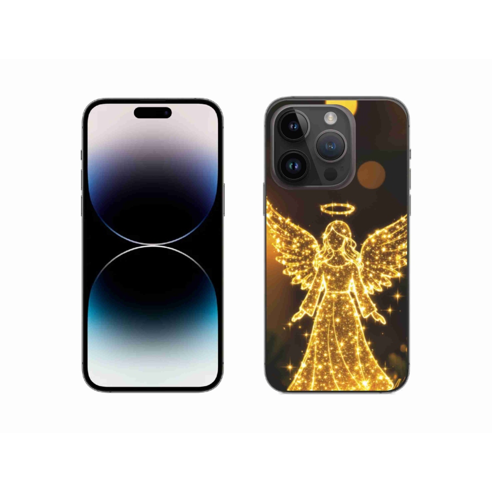 Gelový kryt mmCase na iPhone 14 Pro - anděl