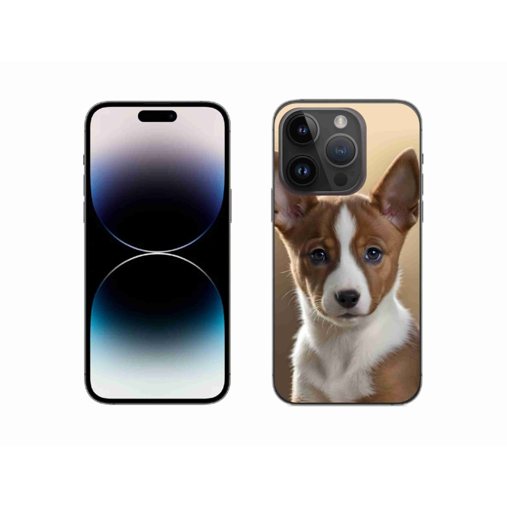 Gelový kryt mmCase na iPhone 14 Pro - basenji