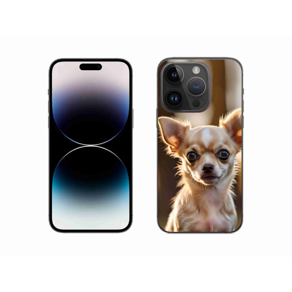 Gelový kryt mmCase na iPhone 14 Pro - čivava 6