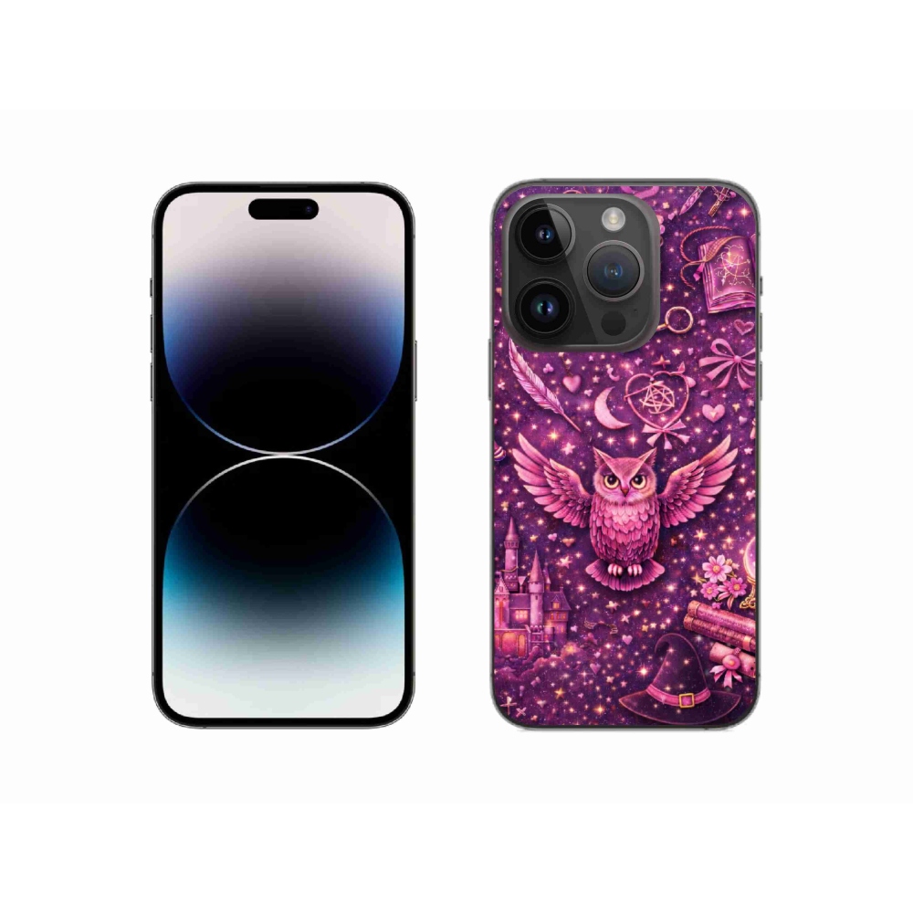Gelový kryt mmCase na iPhone 14 Pro - magický svět