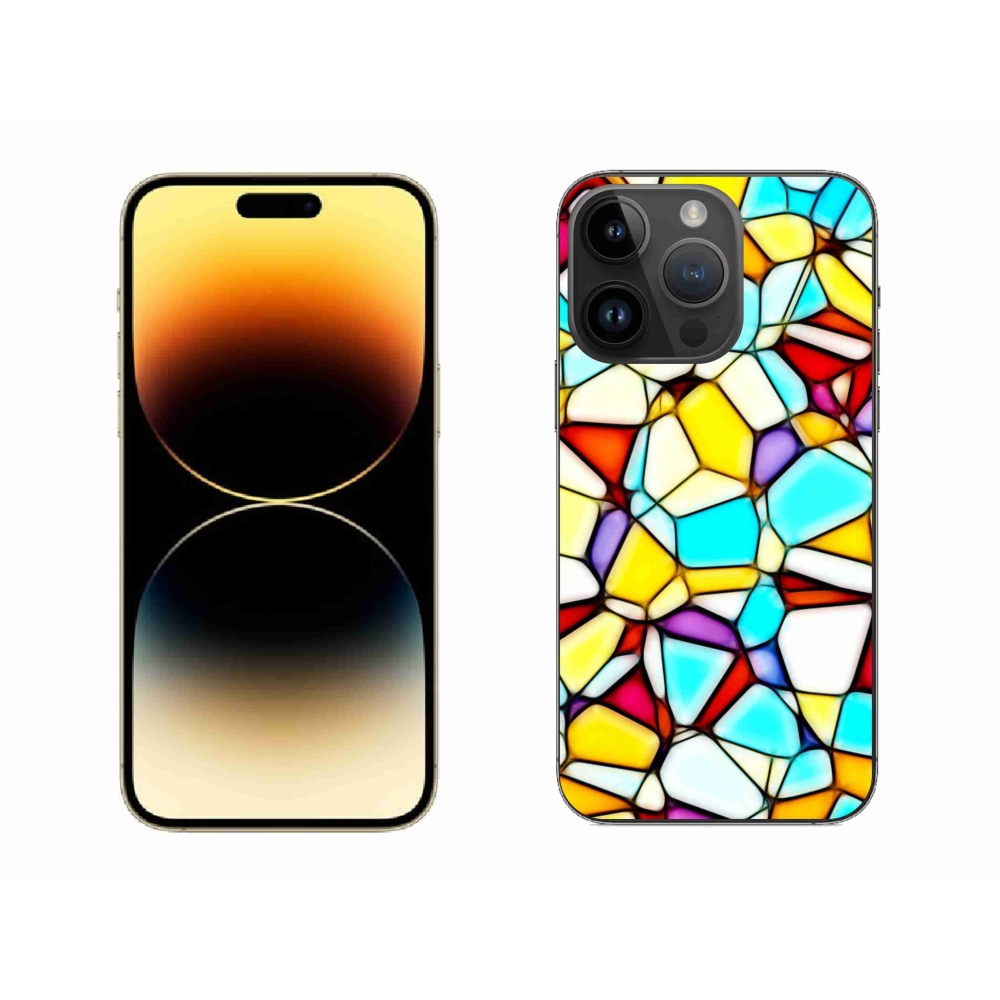 Gelový kryt mmCase na iPhone 14 Pro Max - abstraktní motiv 40