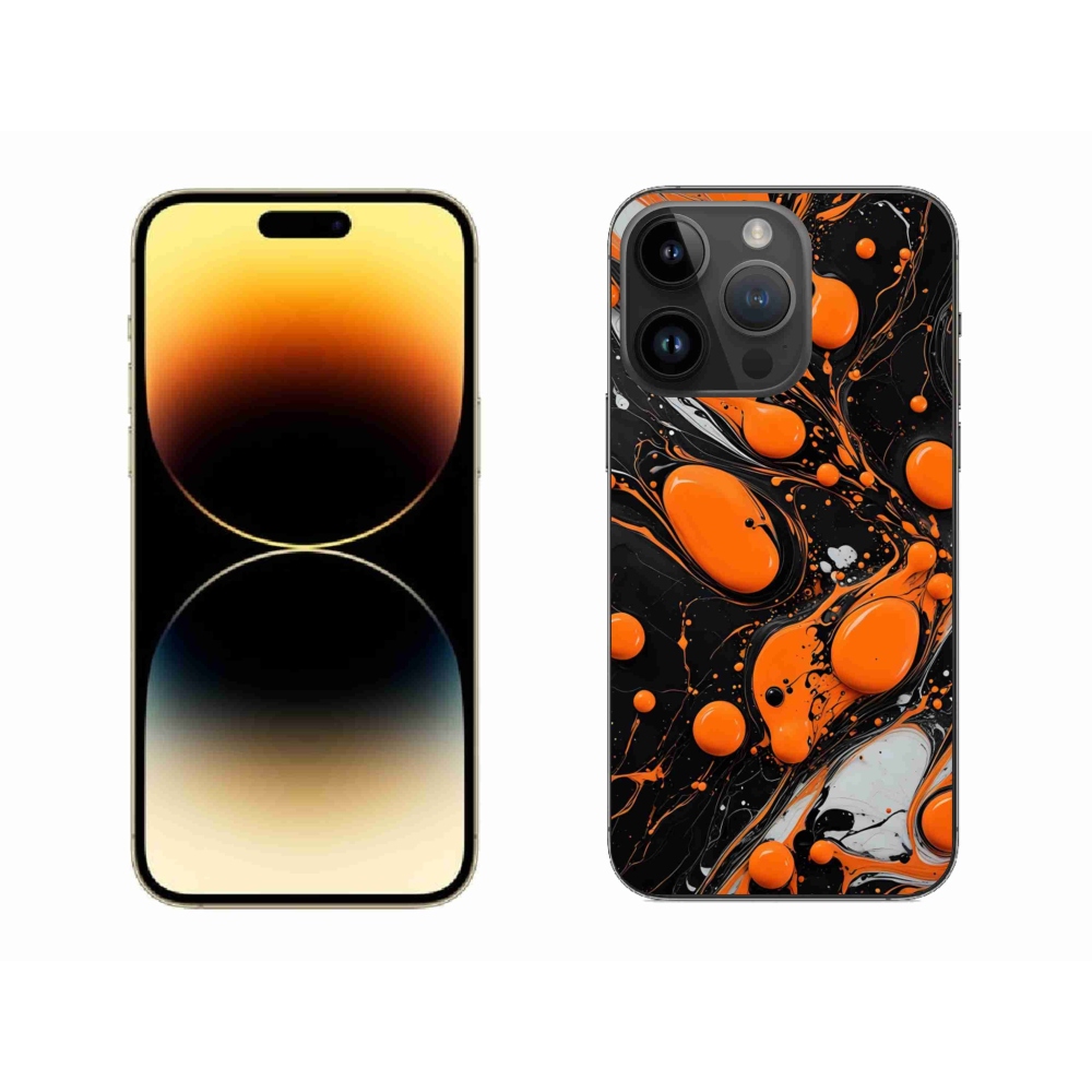 Gelový kryt mmCase na iPhone 14 Pro Max - abstraktní motiv 41