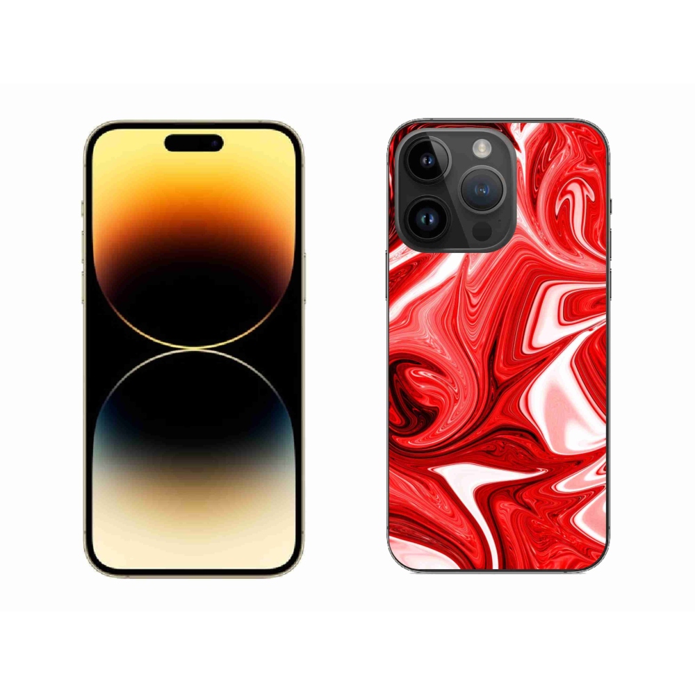 Gelový kryt mmCase na iPhone 14 Pro Max - abstraktní motiv 43