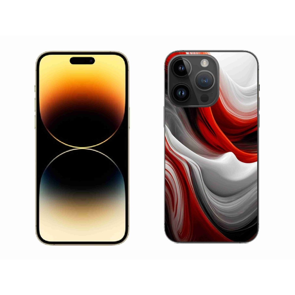 Gelový kryt mmCase na iPhone 14 Pro Max - abstraktní motiv 47