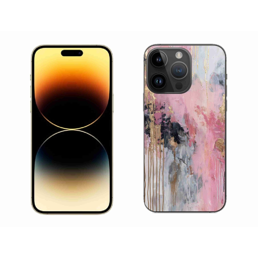 Gelový kryt mmCase na iPhone 14 Pro Max - abstraktní motiv 49