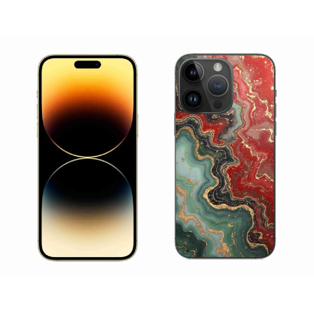 Gelový kryt mmCase na iPhone 14 Pro Max - abstraktní motiv 55
