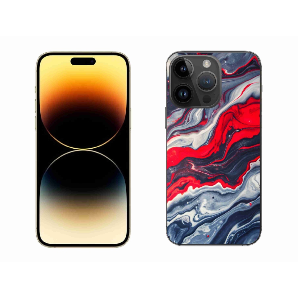 Gelový kryt mmCase na iPhone 14 Pro Max - abstraktní motiv 59