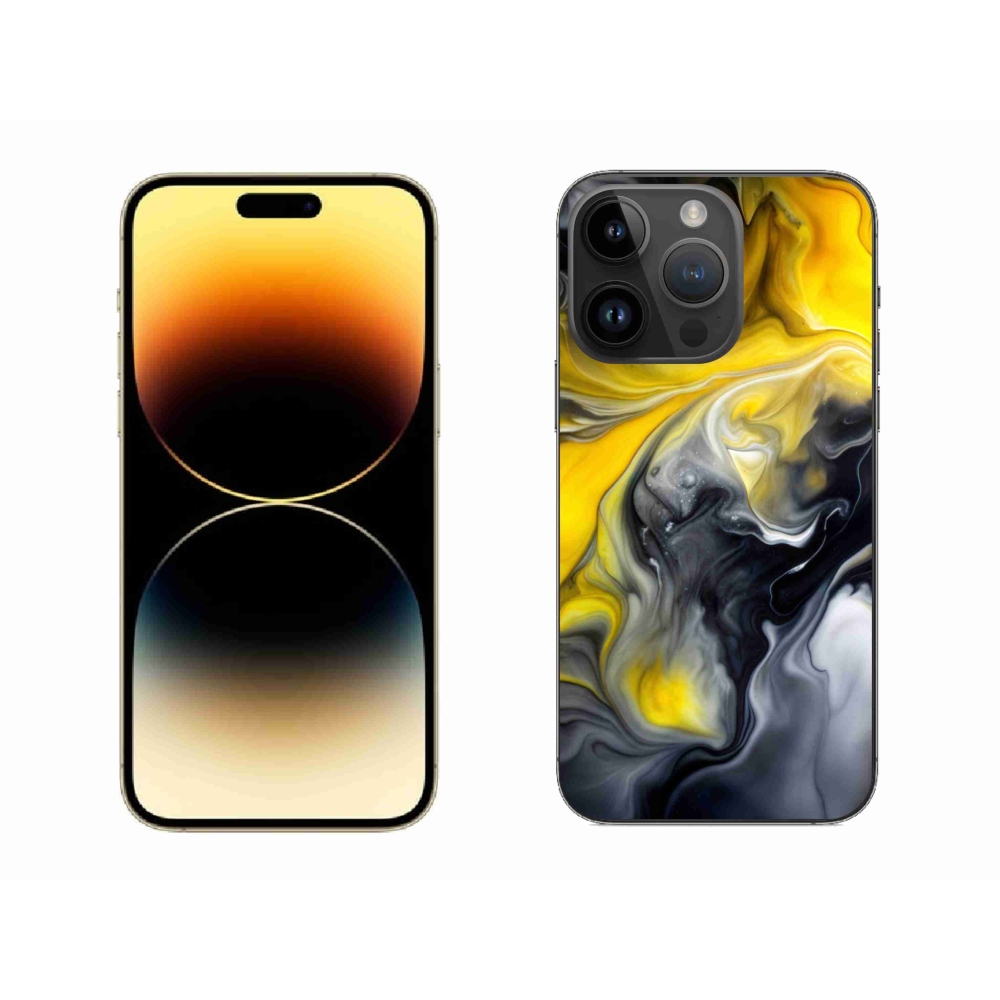 Gelový kryt mmCase na iPhone 14 Pro Max - abstraktní motiv 60