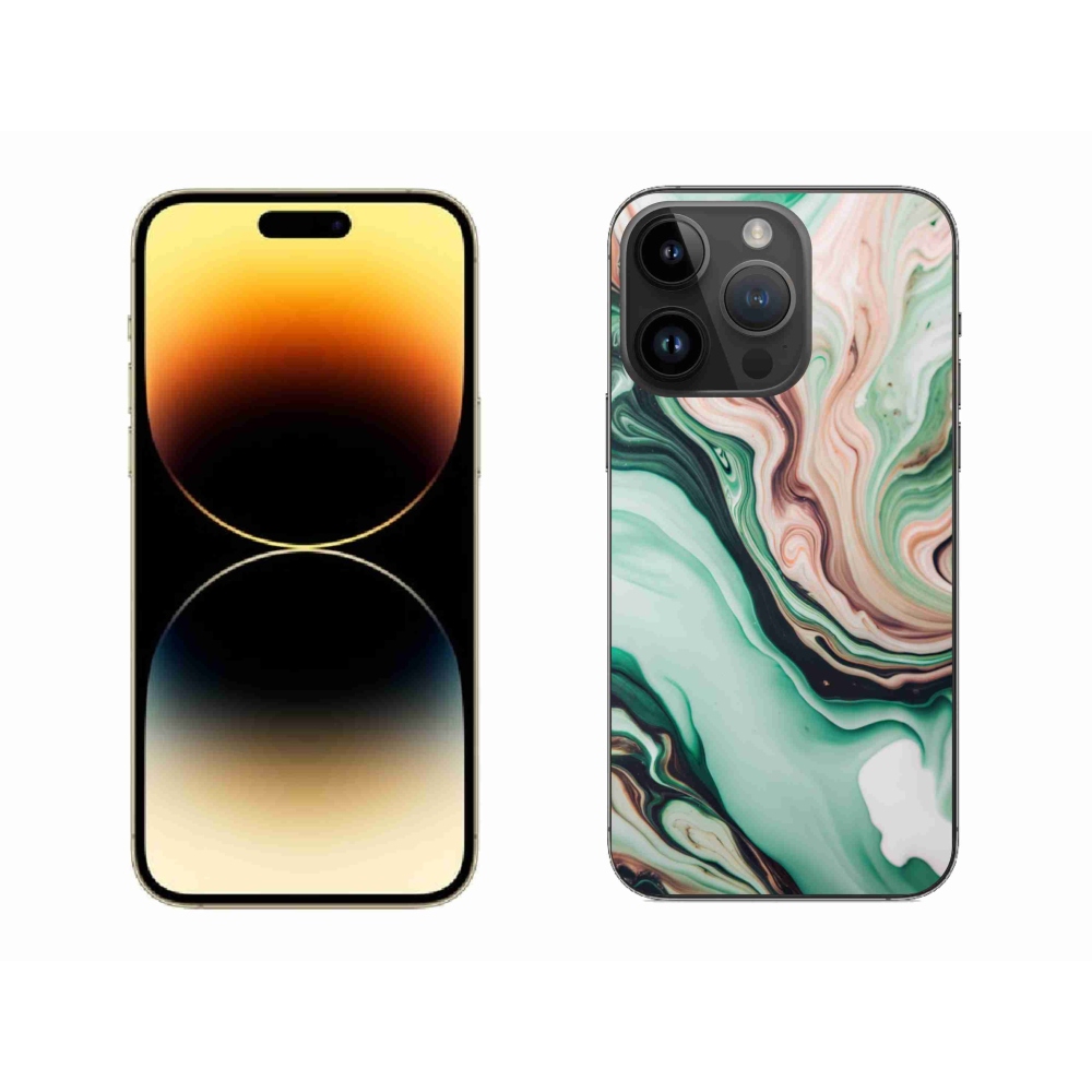 Gelový kryt mmCase na iPhone 14 Pro Max - abstraktní motiv 62