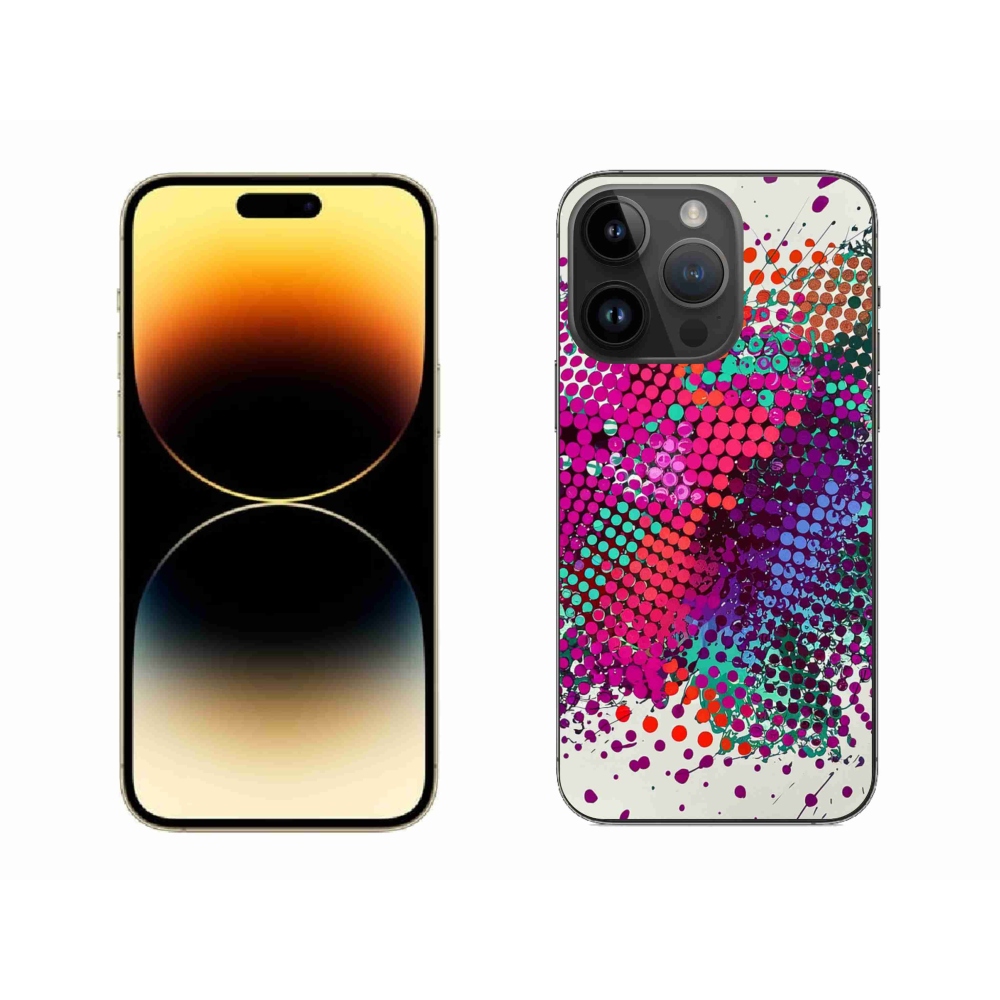 Gelový kryt mmCase na iPhone 14 Pro Max - abstraktní motiv 65