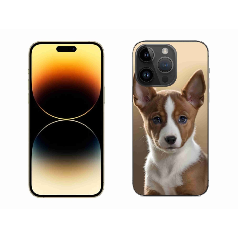 Gelový kryt mmCase na iPhone 14 Pro Max - basenji